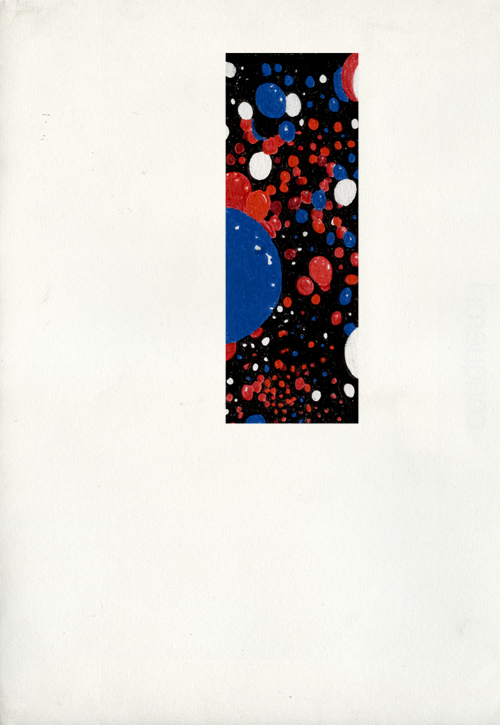 Conqueror (148) colored pencil on paper in envelop 22 x 15.6 cm